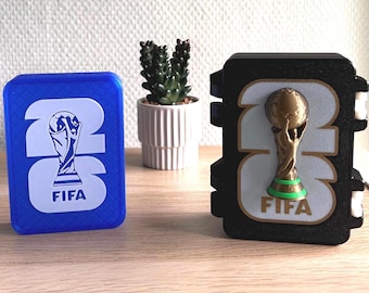 2026 World Cup Aufkleber Organizer Box, Panini Sammler Aufbewahrungskoffer, Mittel (380 Aufkleber)
