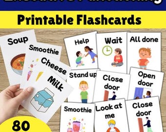 Executive Functioning Printable Flashcards, Visual Schedule Cards, Autism Support Picture Cue Set, Special Education Behavior Resource