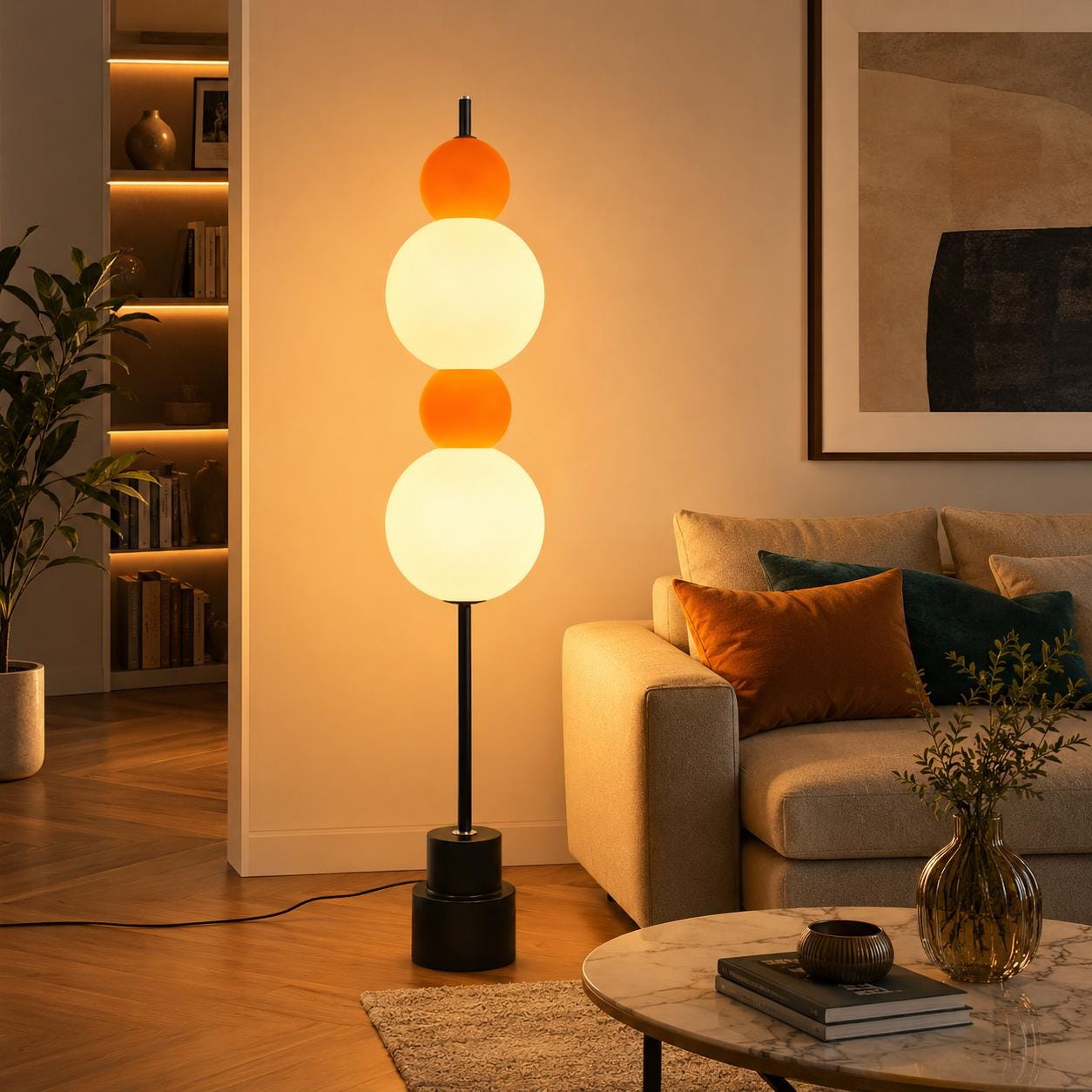Floor lamp orange - Etsy 日本