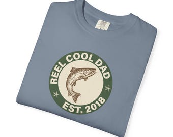 Personalized 100% Cotton Reel Cool Dad Vintage Fishing T-Shirt: Custom Year S-4XL