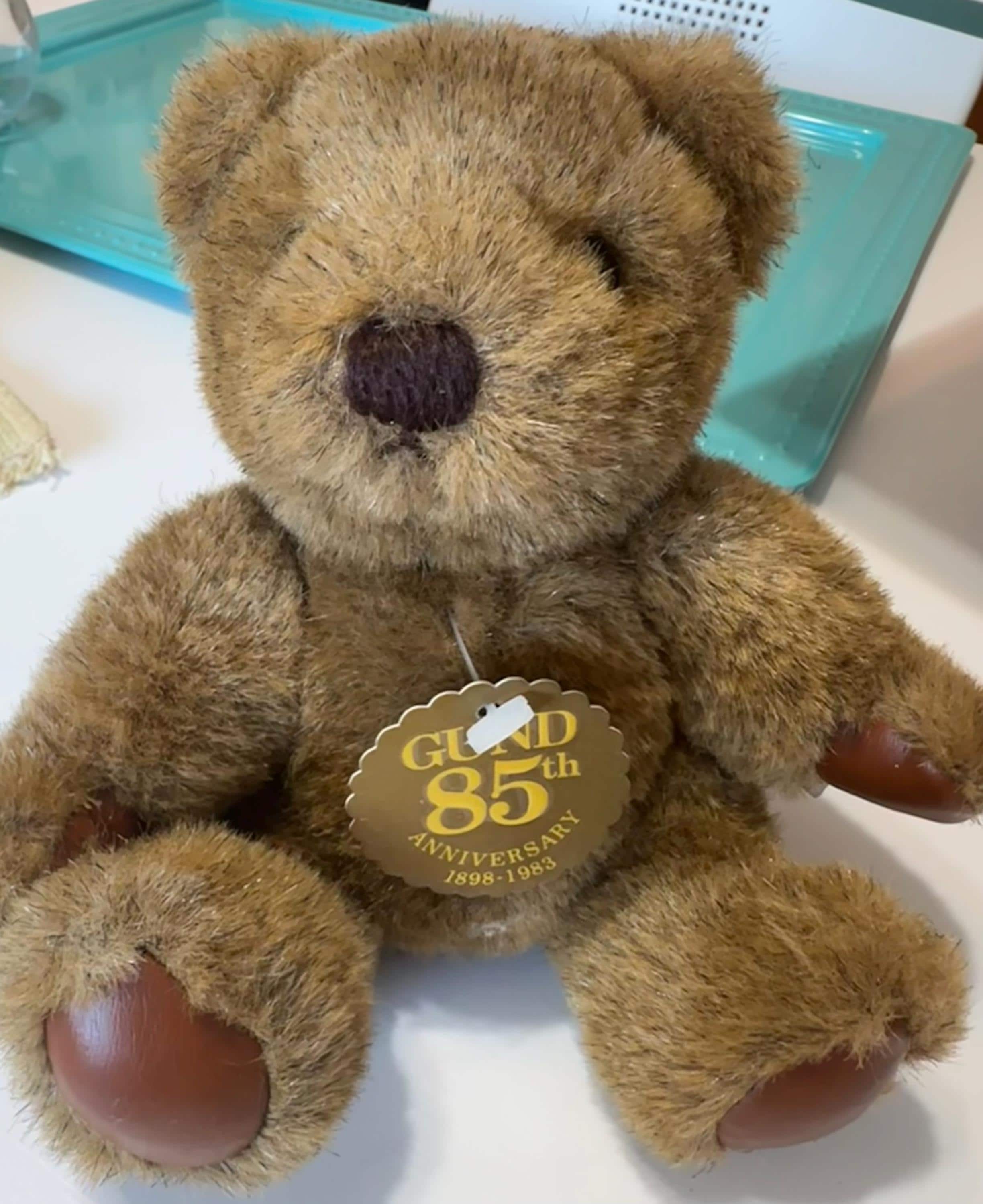 1983 Gund Teddy Bear - Etsy