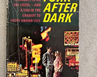 New York After Dark 1966 Paperback Book, Colin Ross, Racy Pulp Fiction