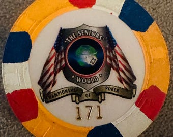 Seniors World Championship of Poker Chip – Oklahoma Johnny Hale Collectible
