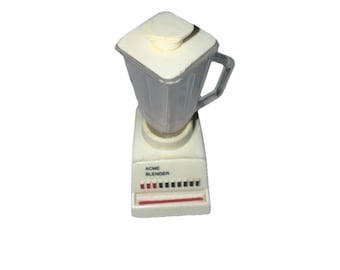 Vtg 1990s Acme Refrigerator Magnet Miniature Blender 2.25" H Dollhouse Miniature