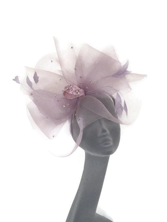 XL Hot Pink Candy Fuchsia Ascot Hat Kentucky Derby Weddings