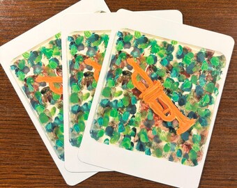 Trumpet Postcards (Set of 3) | Original Instrument Artwork | Music Teacher & Musician Gift