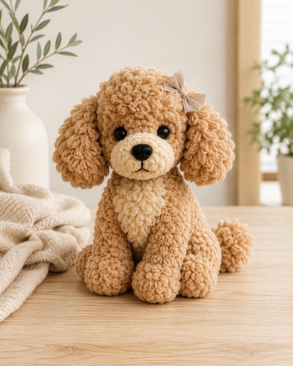36 Poodle Crochet Patterns to Stitch Adorable Dogs, Toys, and Textured Amigurumi 13 Poodle Toy Amigurumi Dog Plush