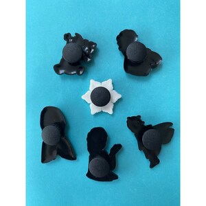 6x Disney Frozen Princess Elsa Shoe Charms for Clogs Shoes. PVC Clog Accessories. Compatible with Crocs image 3