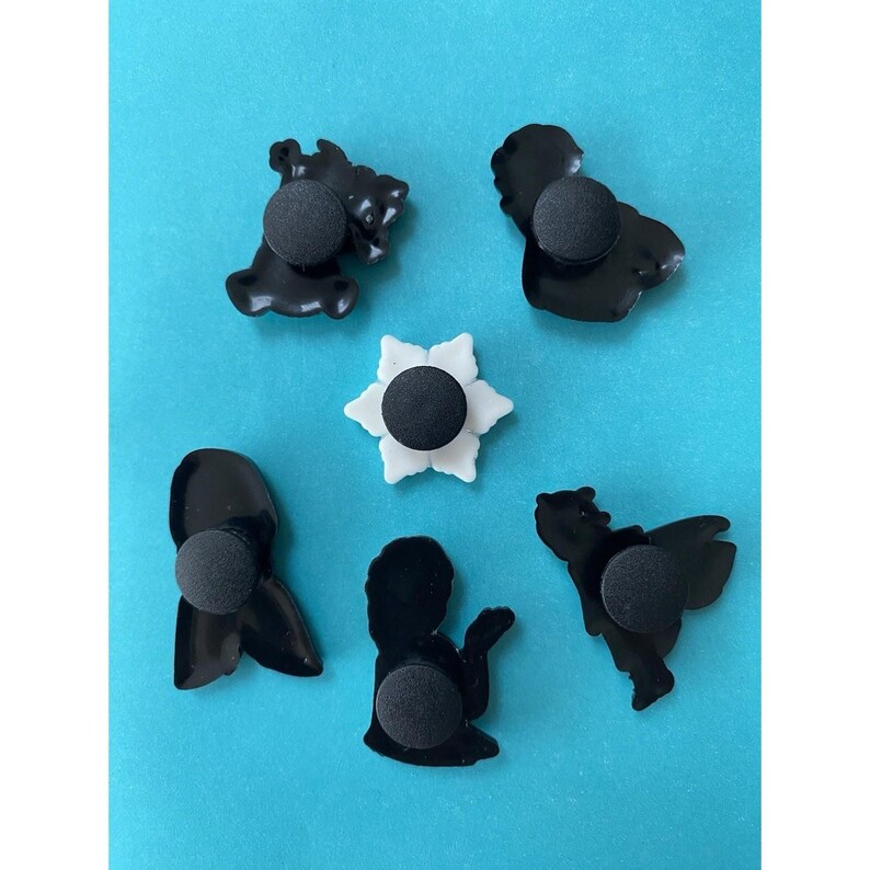 6x Disney Frozen Princess Elsa Shoe Charms for Clogs Shoes. PVC Clog Accessories. Compatible with Crocs image 3