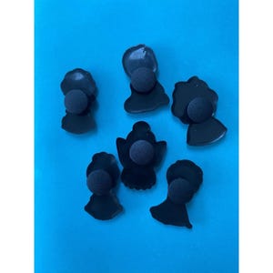 6x Disney Princess Elsa Shoe Charms for Clogs Shoes. PVC Clog Accessories. Compatible with Crocs image 3