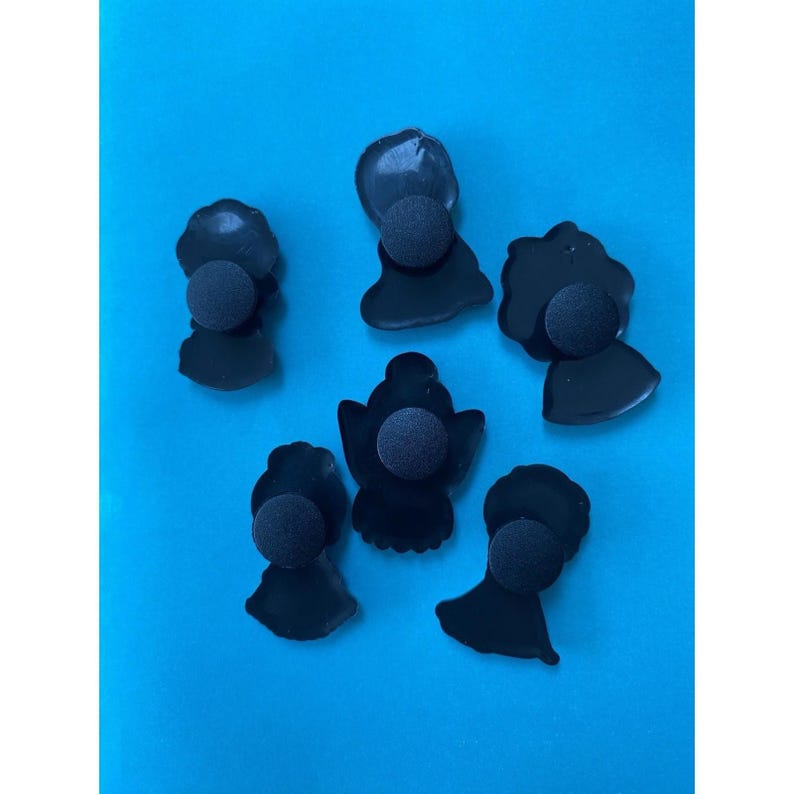 6x Disney Princess Elsa Shoe Charms for Clogs Shoes. PVC Clog Accessories. Compatible with Crocs image 3