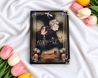 Greenlight Hardcover Book by SereneMusafir, Draco Hermione Fanfiction, Slow Burn Romance Novel, Adventure Fantasy, Gift For Bookish