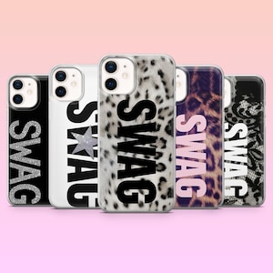 SWAG Telefonskal Moderiktigt Coolt Fodral för iPhone 17Pro, 16, 15, 14, 13, 12, Samsung S26, S25, S24, S23Fe, A16, A56, Pixel 10, 9Pro