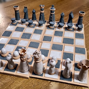 陶器製 チェス 王の駒 Ceramic chess set - Etsy 日本