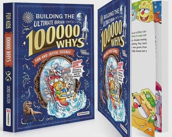 100000 Whys Kids Science Book | Fun Educational STEM Learning For Children