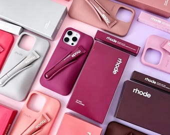 Silikon-Handyhülle mit Lippenbalsam-Slot - Rhode inspirierte iPhone-Hülle