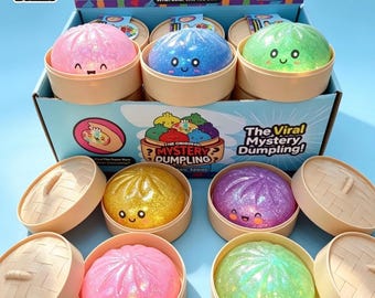 Kawaii Dumpling Squishy Toy | Slow Rising Stress Relief Fidget, Sensory Toy