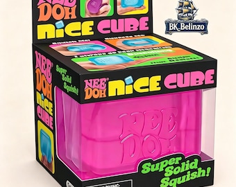 Nice Cube Sensory Squishy Toy | Stress Relief Fidget Toy for Teens & Adults | Soft Squeeze Anxiety Relief Toy | ADHD Sensory Desk Toy
