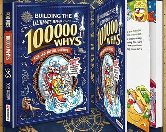 100000 Whys Kids Science Book | Fun Educational STEM Learning For Children