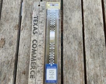 Vintage Kreisler Watch Band Rolex Type Curved End 13 mm 415WC Silver Tone