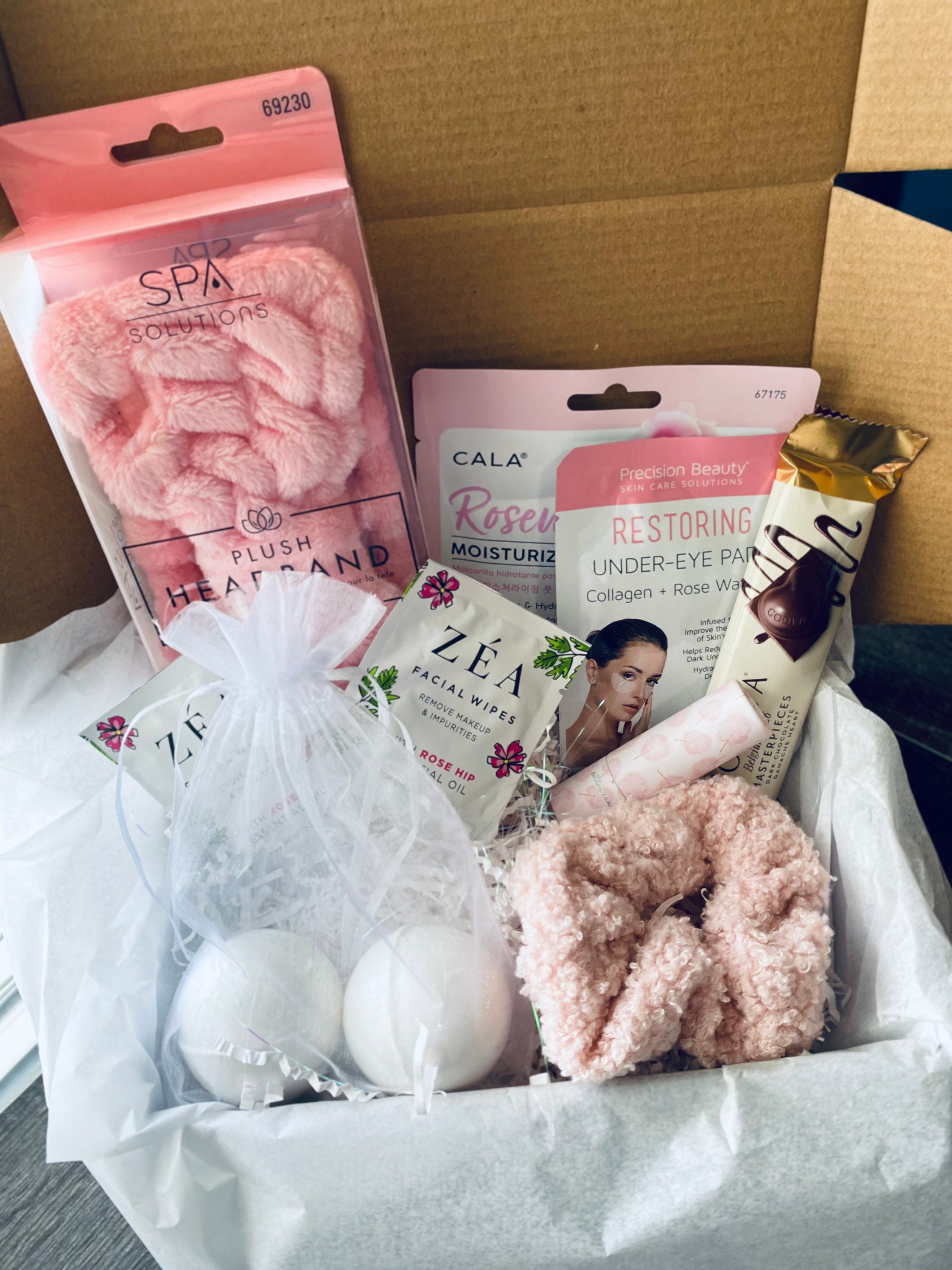 Pink Care Package / Self Care Kit / Health and Wellness Box / Gifts for  Women / Relaxation Kits / Pink Beauty Boxes 