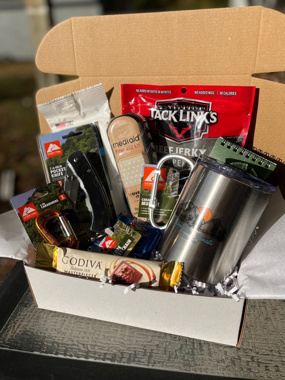 Men's Fishing Gift Box / for Him / Men's Birthday / Camping Boxes