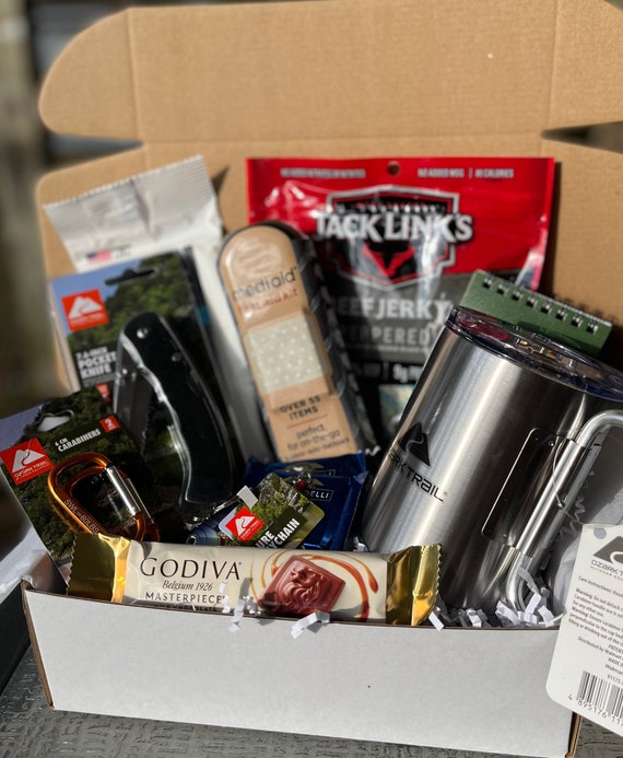 Men's Fishing Gift Box / for Him / Men's Birthday / Camping Boxes /  Outdoors / Father's Day Gift / Fishing 