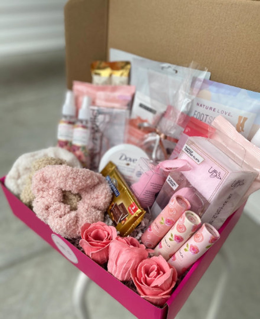 Pretty n' Pink Pamper Box / Selbstpflege Paket / für Sie