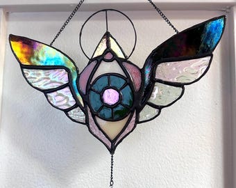 Biblically Accurate Vulva | Stained Glass Divine Feminine Window Hanging