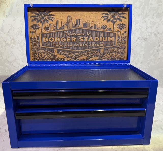 Personalized Mini Toolbox Custom Engraved Garage Tool Organizer