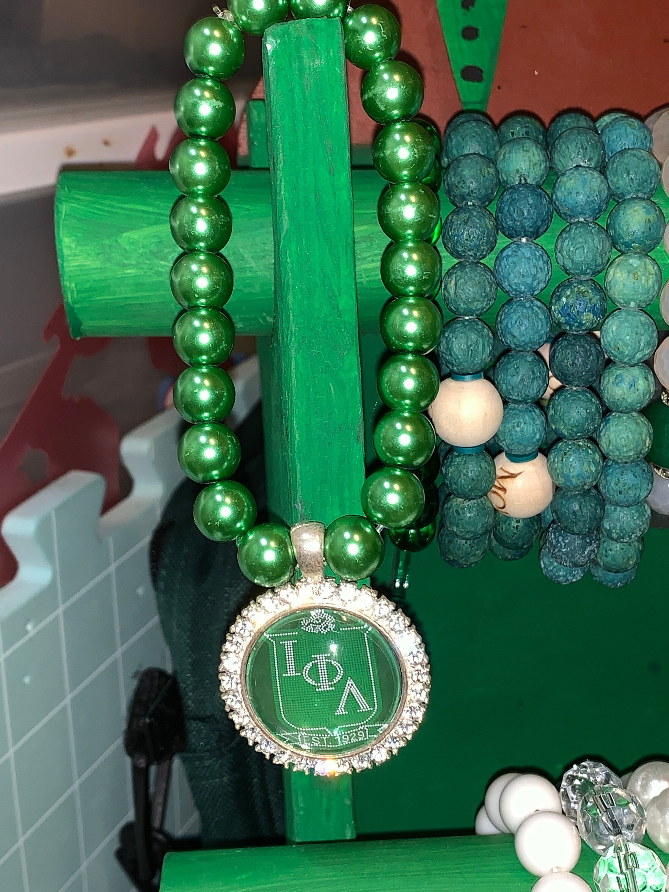 Iota Phi Lambda BraceletPearl Etsy