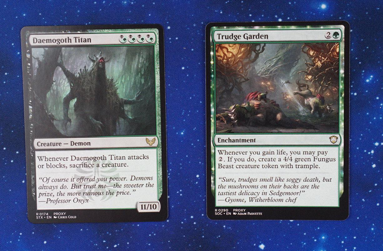 Witherbloom Pestilence Pre-con Upgrade Kit - 15 Double Sided MTG