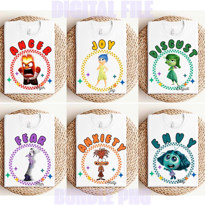 Inside Out 2 Character Digital Download, It's Okay to Feel All the