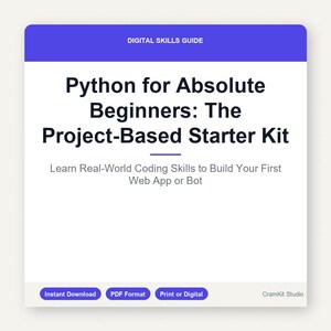 Python for Beginners Guide | Project-Based Coding Starter Kit | Learn Web Development & Bots