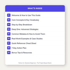 Python for Beginners Guide | Project-Based Coding Starter Kit | Learn Web Development & Bots bild 2