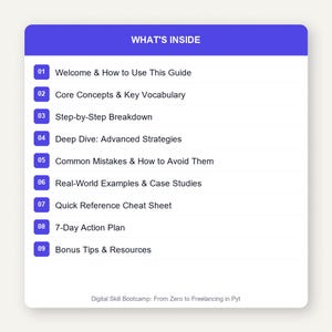 Freelance Coding Guide: Learn Python & JavaScript Online | Digital Bootcamp for Beginners | Portfolio Builder image 2