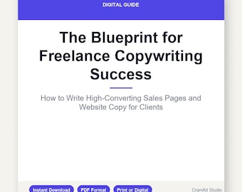 Freelance Copywriting Guide: Sales Copy & Website Blueprint for Writers