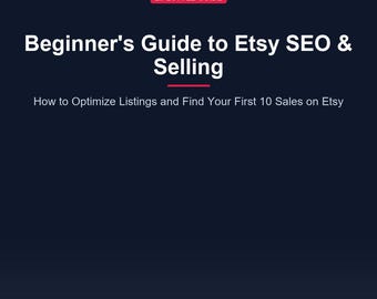 Beginner's Etsy SEO Guide | Optimize Listings, Sell Printables (Digital Download)