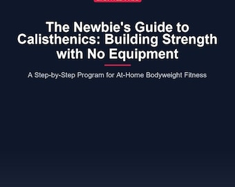 Beginner Calisthenics Guide | Bodyweight Strength Program (Digital Download)