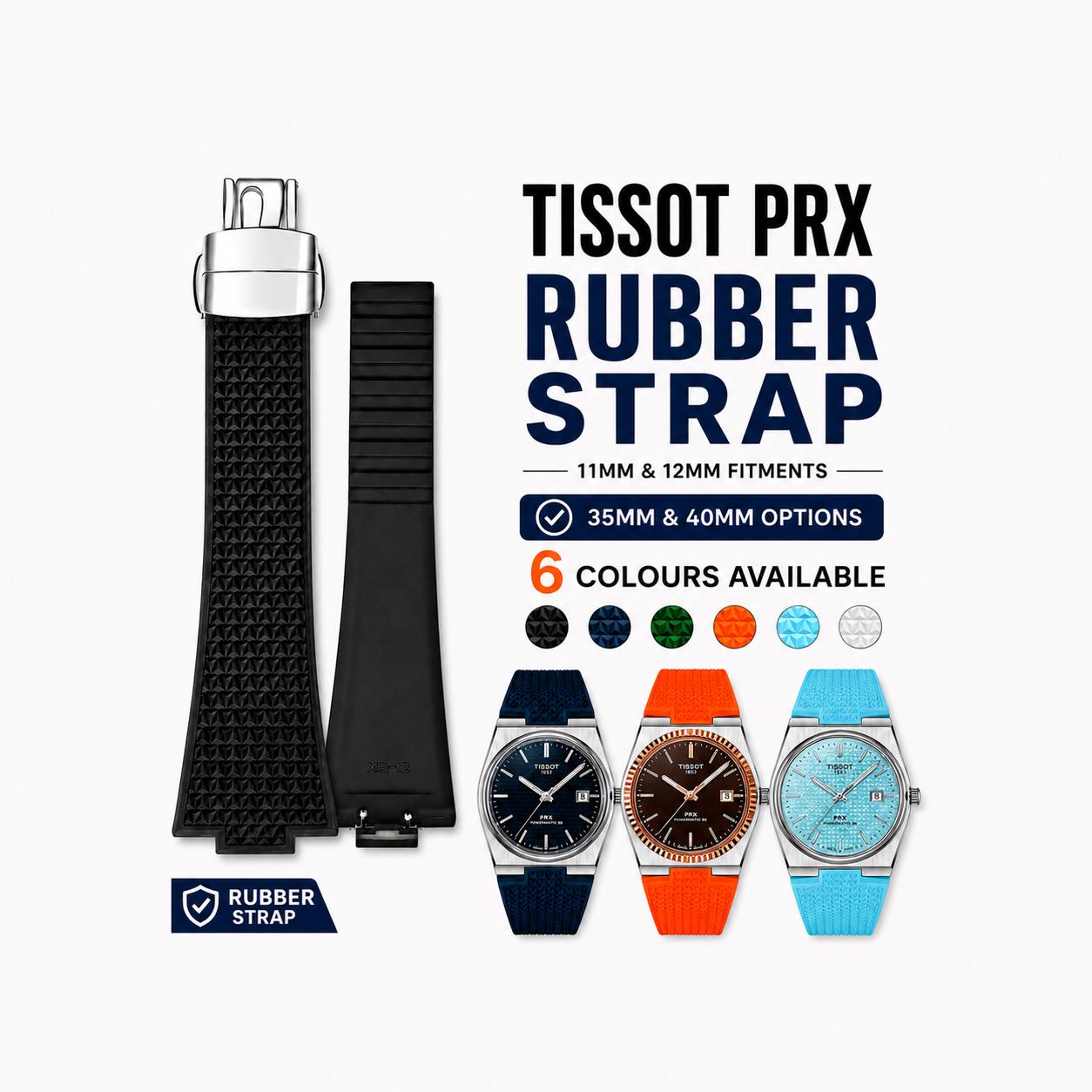 Tissot prx 35mm leather strap - Etsy 日本