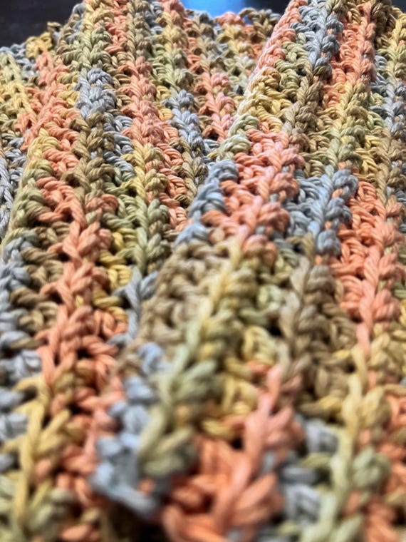Handmade Cotton Pastel Ombre Wash/Dish Cloths