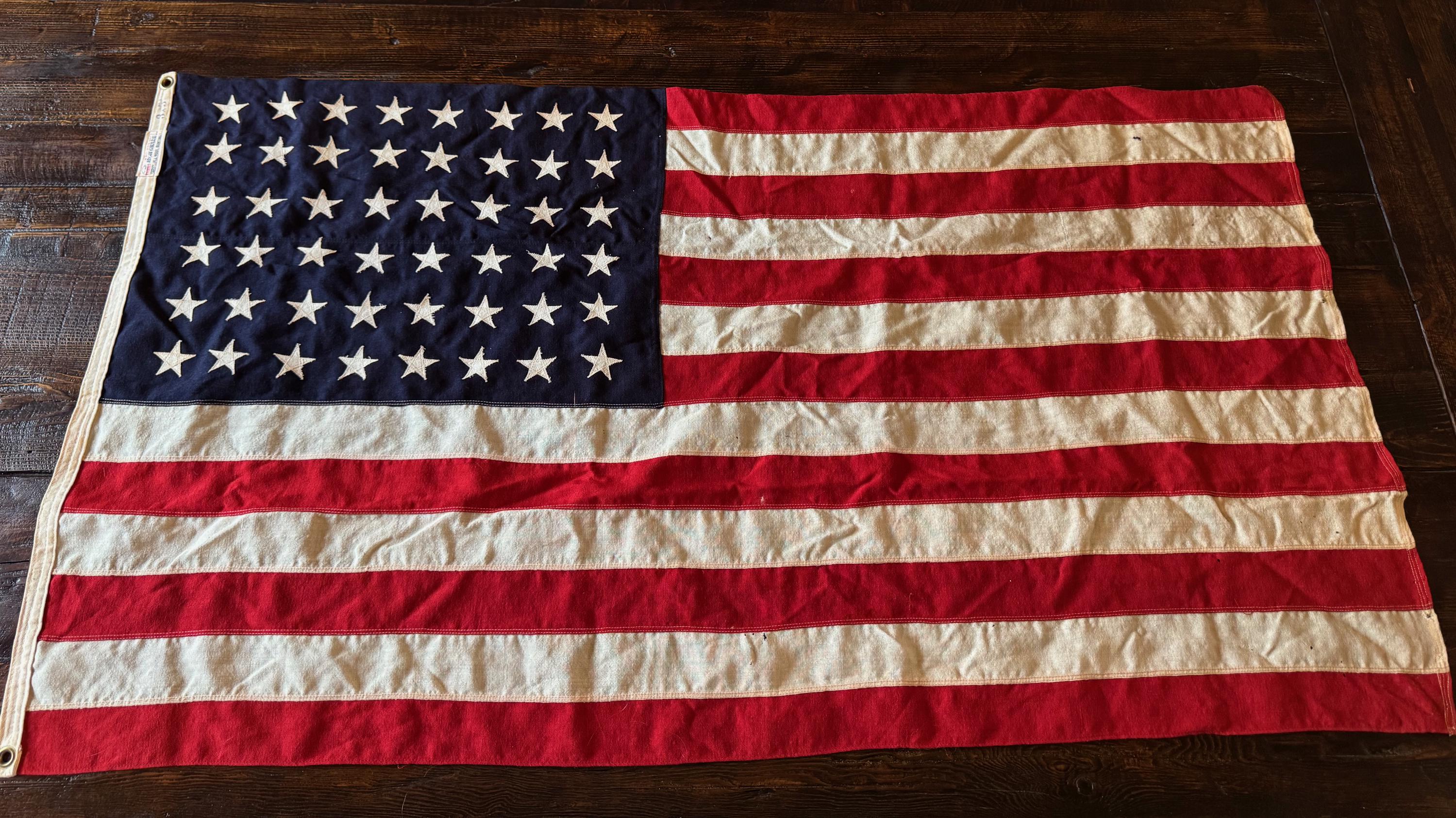 Vintage 48 Star Us Flag - Etsy