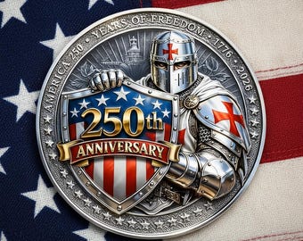 リバティベルイーグルコイン 1776-2026 – アメリカ建国250周年記念テンプル騎士団愛国ギフト