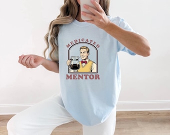 Guy Kaffeekanne Shirt Lehrer Espresso Geschenk Frauen Retro T-Shirt Kaffeemaschine T-Shirt Erzieher Enthusiast Vintage Tshirt Kaffee Grafik Hand