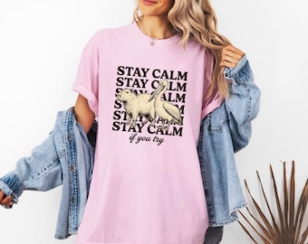 Capybara Pelikan Shirt, lustiges Tier Geschenk Frauen Vintage T-Shirt Nagetier Vogel T-Shirt Humor Fan Retro Tshirt Wildtiere Grafik Hand gezeichnetes Tier Duo