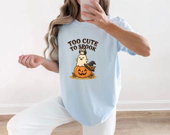Unheimliches Kürbis-Hemd Halloween-Laub-Geschenk-Frauen-liebendes Tee Kürbis-T-Shirt Fan Kürbis-Illustration nostalgisches Raptor-T-Shirt