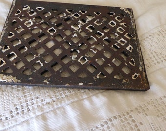 Vintage/Antique Turn of Century Iron Wall Grates Late 1800s