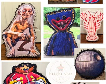 Custom Picture Print Pinata, Custom Portrait Pinata, Big head Pinata