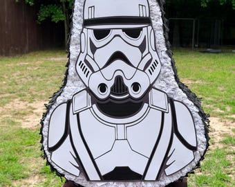 Stormtrooper inspired  Piñata, Star Wars Inspired Birthday Party Decorations, fast shipping