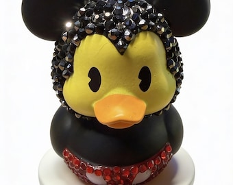 Bedazzled Mickey Mouse Rubber Duck